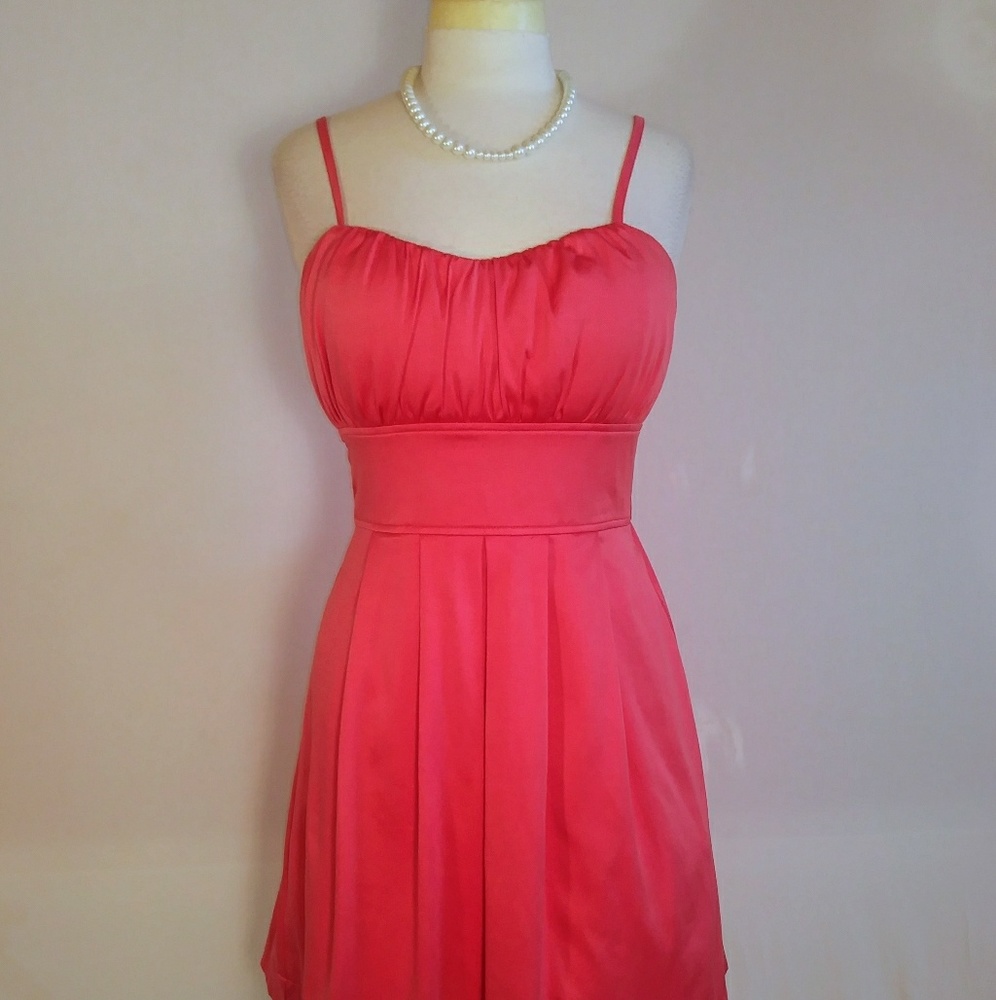 Women's Snap Coral Sleeveless Dress. Size 11.F33